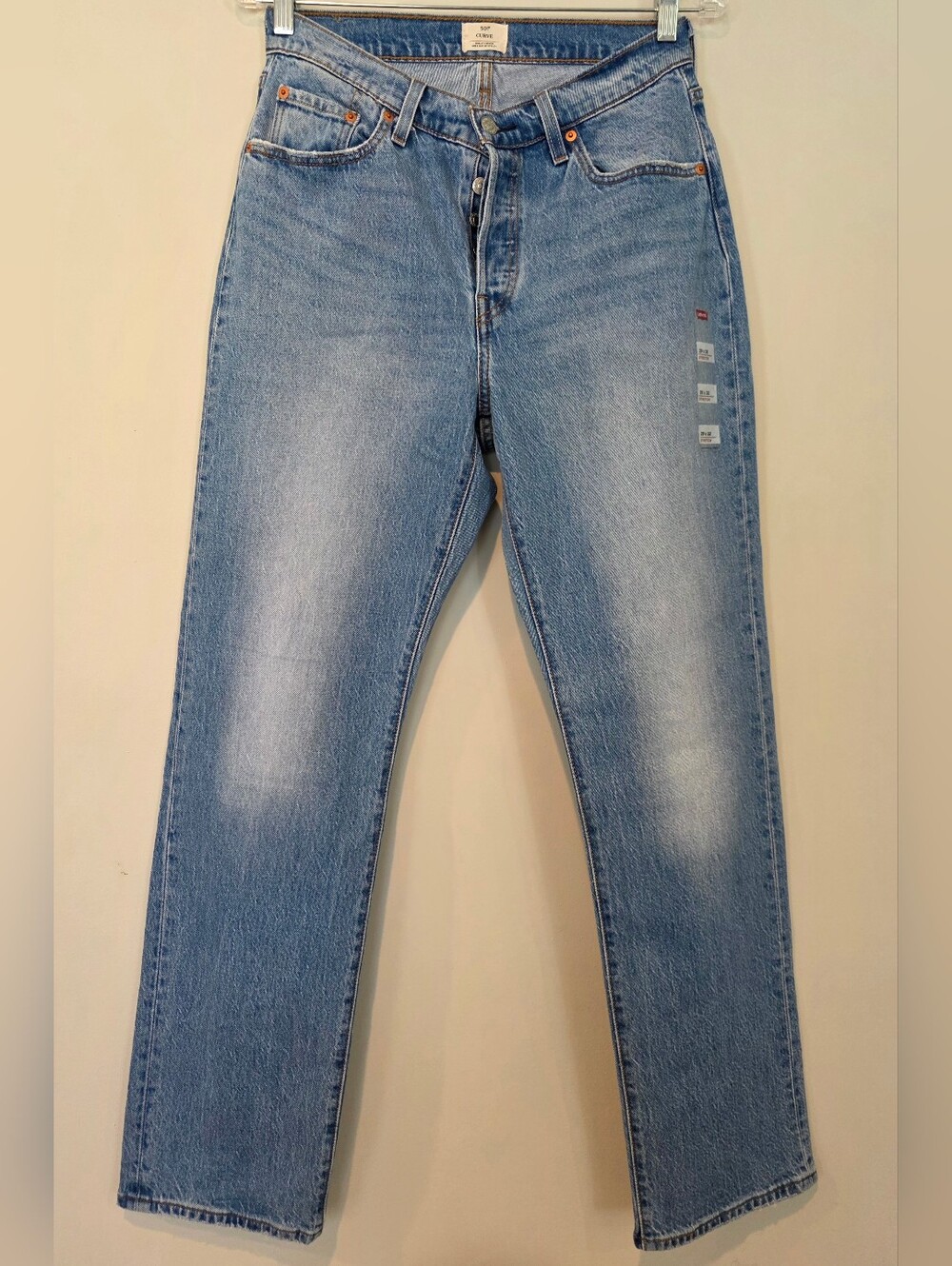 Levi's 501 Curve Women's Size 29x32 Hi-Rise Button Fly Jeans No Holes New Condit